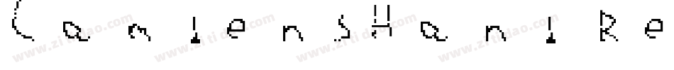 CamdensHand Regular字体转换
